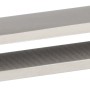 Terminale per bastone per tenda Mydeco Air, effetto acciaio inox, 1,8x1,8 cm.