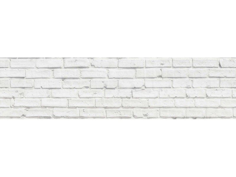 Paraschizzi cucina adesivo White Bricks 45x180 cm