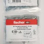 Assortimento di tasselli Fischer, varie dimensioni, per diversi materiali.