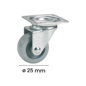 Rotella manovrabile per mobili Ø 50 mm