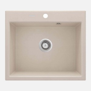 Lavello 1 vasca Idrostile Florida sifone 520x210 mm beige
