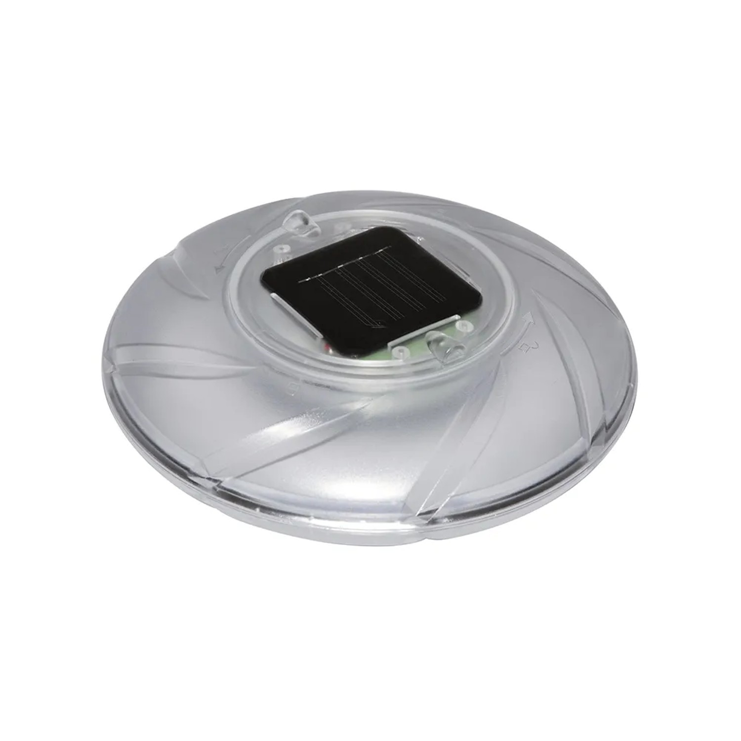 Flowclear Lampada solare a LED per piscina, luce galleggiante per laghetto con pannello solare, attivazione automatica al crepuscolo.