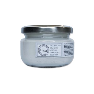 Barattolo di cera bianca Fleur per progetti di pittura fai-da-te.