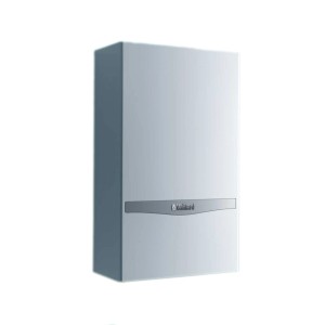 Caldaia Vaillant, caldaia a gas bianca per riscaldamento e acqua calda