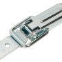 Chiusura a gancio zincata per casse, 55x13mm, per fissare le casse durante il trasporto.