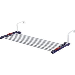 Stendibiancheria pensile Leifheit Quartett 42 Extendable Al, stendino estensibile per balcone, termosifone o porta.