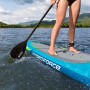 Bestway SUP Board Aqua Journey in uso sull'acqua con pagaia e persona.