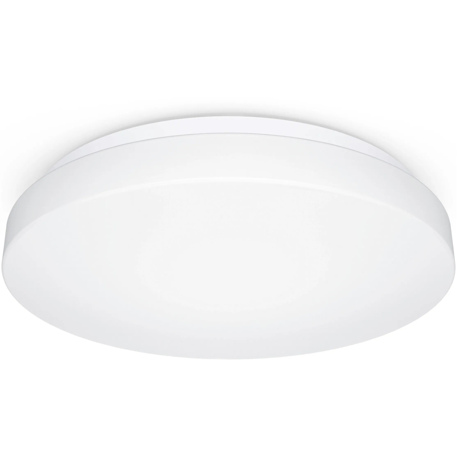Lampada da interni bianca Steinel RS 20 S con sensore di movimento, diametro 28 cm. Plafoniera per interni.