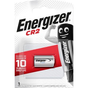 Energizer Litio CR2 batteria foto, 1 pezzo in blister.