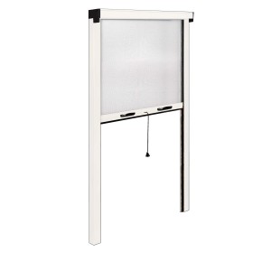 t.b.t. Zanzariera avvolgibile per finestre, telaio bianco