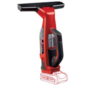Einhell Brillianto aspiragocce a batteria (batteria non inclusa). Rosso, con ugello e contenitore.