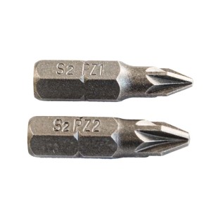Inserti POZIDRIVE PZ1-PZ2 set 2 pz