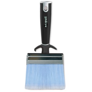 Pennello t.b.t., setole blu, manico nero.