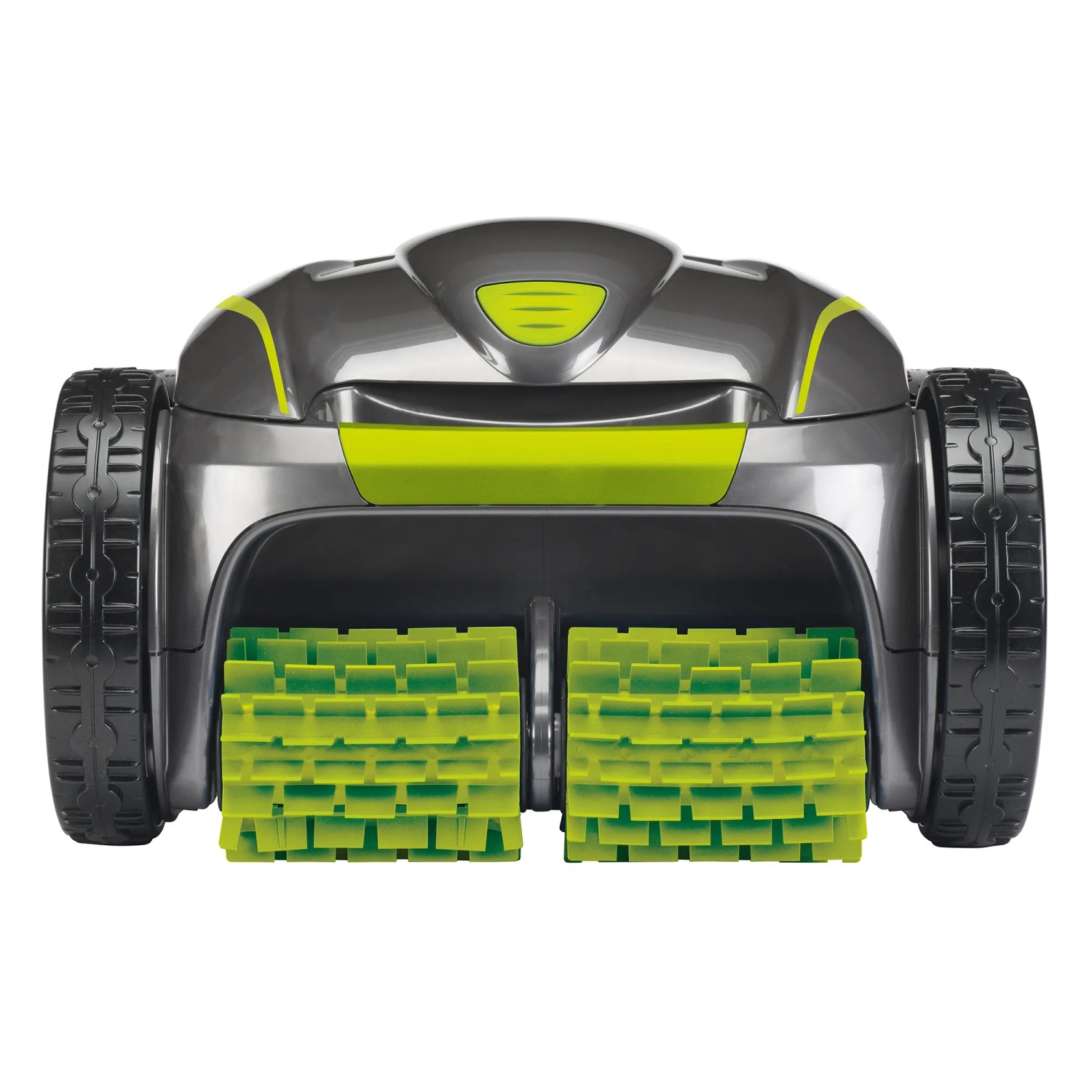 Robot pulitore per piscina Zodiac GV 5220, grigio, per fondo, pareti e linea di galleggiamento.