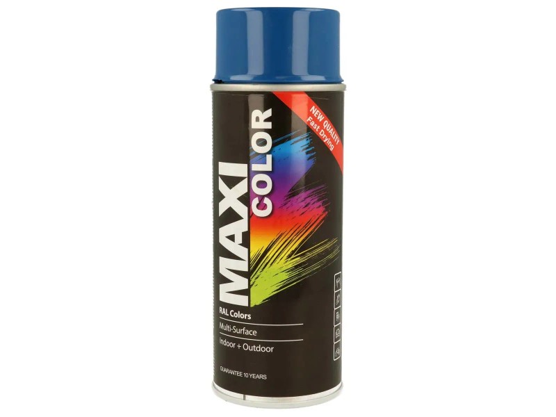 Vernice Spray Vigor Tipo MAS 5022 - Colore Blu Notte, 400ml, Antiruggine Per Plastica, Metallo E Legno