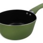 Pentolino verde con interno nero per la cucina.