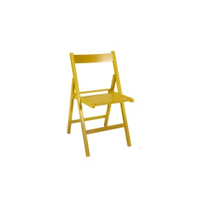 Sedia pieghevole Nancy 79x42,5x47,5 cm giallo