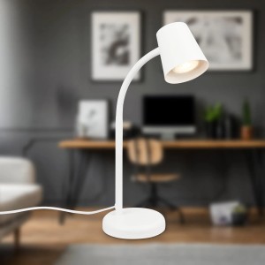 Lampada da tavolo Skriva H 38,5 cm bianco