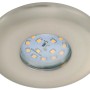 Faretto da incasso LED Briloner, IP65, nickel opaco, 5W, luce bianca calda.