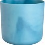Vaso per fiori Elho Ocean Collection, Ø 14 cm, blu Atlantico, realizzato con rifiuti oceanici riciclati.