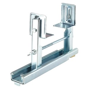 Mensola zincata OBI per radiatori piatti per il montaggio di ripiani sopra i radiatori.