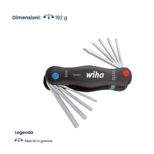 Chiavi a brugola tascabile PocketStar 9 in 1