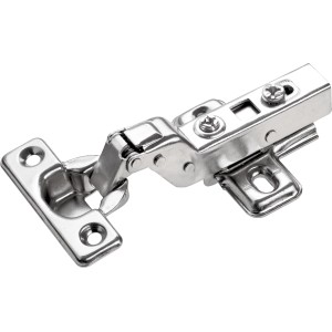 Cerniera per mobili in metallo lucido per la costruzione di mobili.