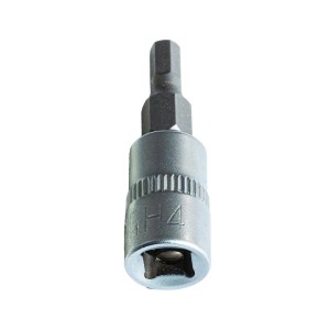 Bussola con inserto esagonale da 4 mm con attacco F 1/4"