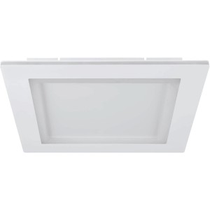 Plafoniera LED quadrata bianca Eglo Padrogiano-Z con funzione RGB, 45x45 cm.