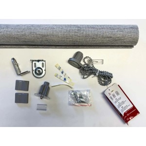 Tenda a rullo filtrante Provenza grigio 180 x 250 cm