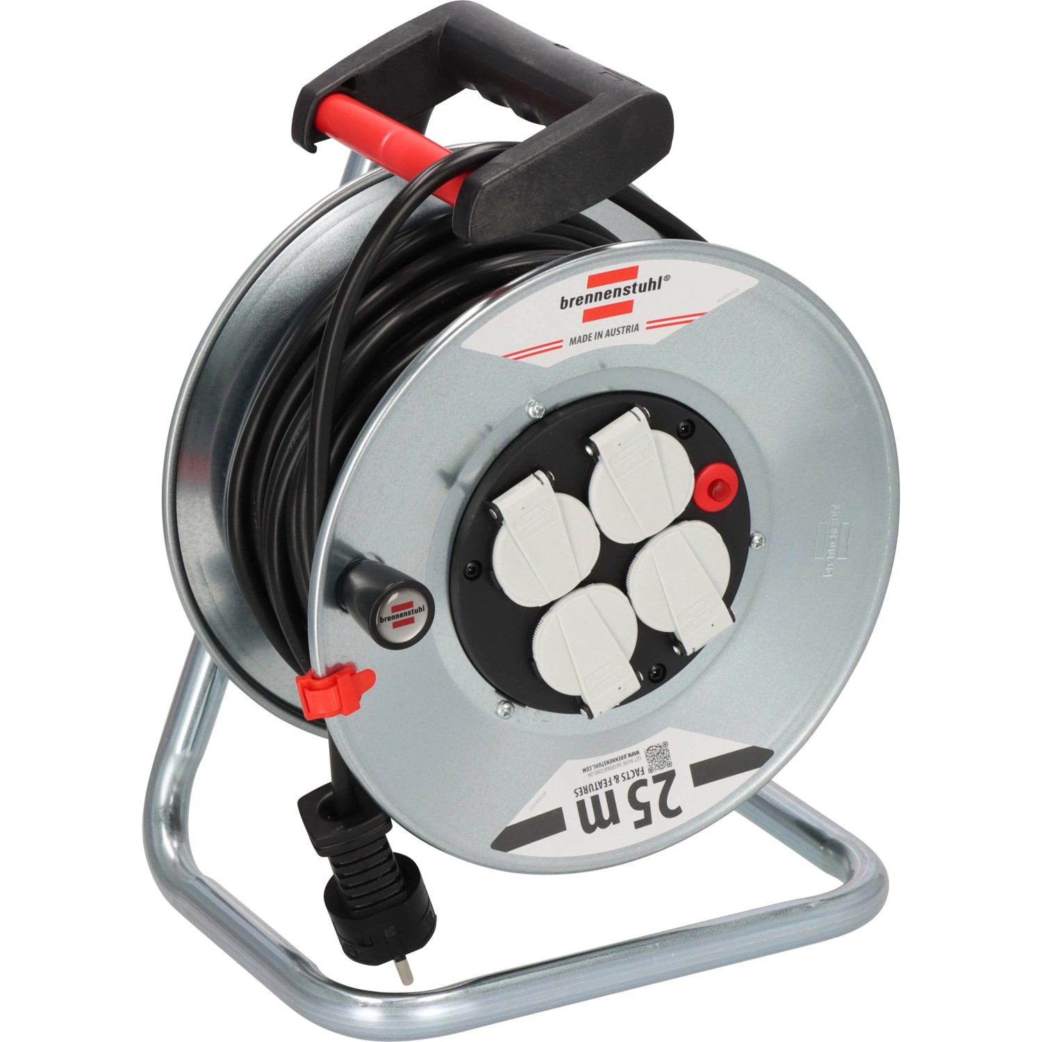 Avvolgicavo 4 prese Garant brennenstuhl® tipo F 230V/16A 25m acquista ...