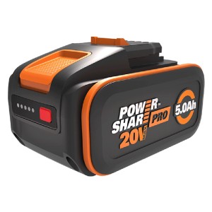 Batteria Worx WA3645 Power Share 5 Ah, batteria 20V per elettroutensili.