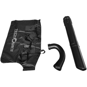 Accessori per aspirafoglie: sacco di raccolta e set tubo soffiante, nero.