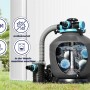 Gre Pool filter balls Aqualoon 500g nel filtro a sabbia. Alternativa alla sabbia filtrante, lavabile e riutilizzabile.