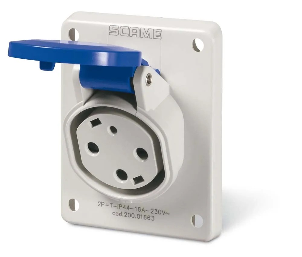 Bticino CPF216/42 Steckdose Unterputz, IP44, 16A, 2P+T, 220V – Feuchtigkeitsgeschützt Und Robust