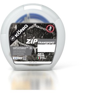 Catene da neve König Zip Transport nella custodia.