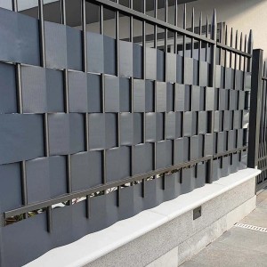 Striscia frangivista TWIST antracite 0,19x35 m 4 pz