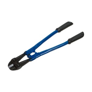 Tronchese LUX 450 mm Classic in acciaio per utensili con manico blu.