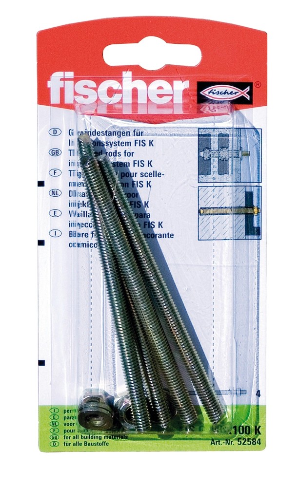 Barra Filettata M12 Destra-Sinistra 500mm + 4 Dadi - Zincata Per Rimorchi - Foto 3