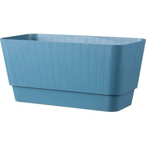Vaso per piante rettangolare t.b.t. blu.