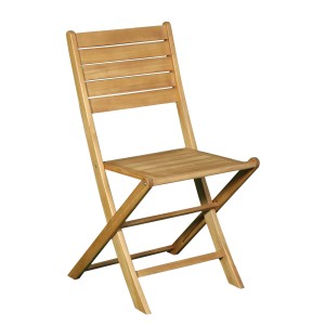Sedia da giardino pieghevole t.b.t. color legno.