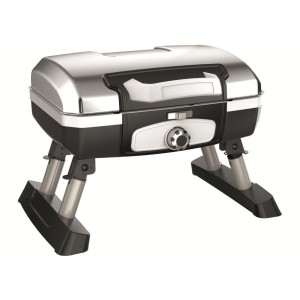 Barbecue a gas compatto t.b.t., ideale per campeggio e balconi.