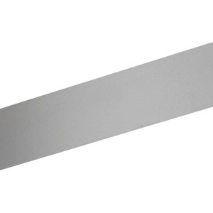 Barra quadrata in alluminio Arcansas, 10x10x1000 mm, colore argento.
