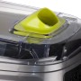Dettaglio del robot piscina a batteria Zodiac CNX-Li 5220 iQ grigio con dettaglio giallo.