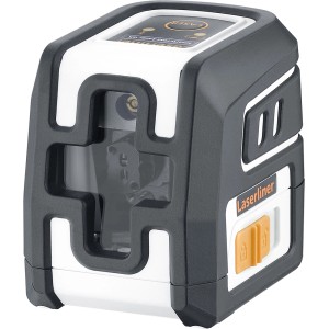 Laserliner X laser a linee incrociate per un allineamento preciso, con funzione di livellamento e filetto per treppiede.