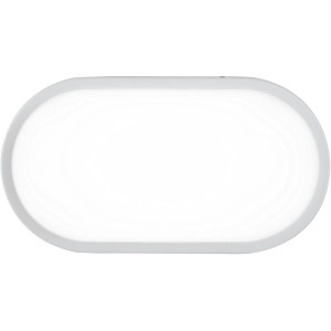 Plafoniera da esterno t.b.t. ovale bianca.