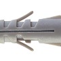 Tassello t.b.t. grigio con vite per fissaggi.