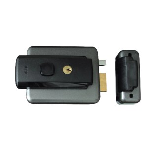 Serratura per porta ISEO, serratura elettrica per porte d'ingresso e cancelli da giardino, inclusa contropiastra.