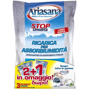 Ricarica Ariasana per assorbiumidità, stop umidità, lunga durata.