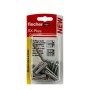 Set tasselli Fischer SX Plus con viti e punta, ideale per fissaggi.